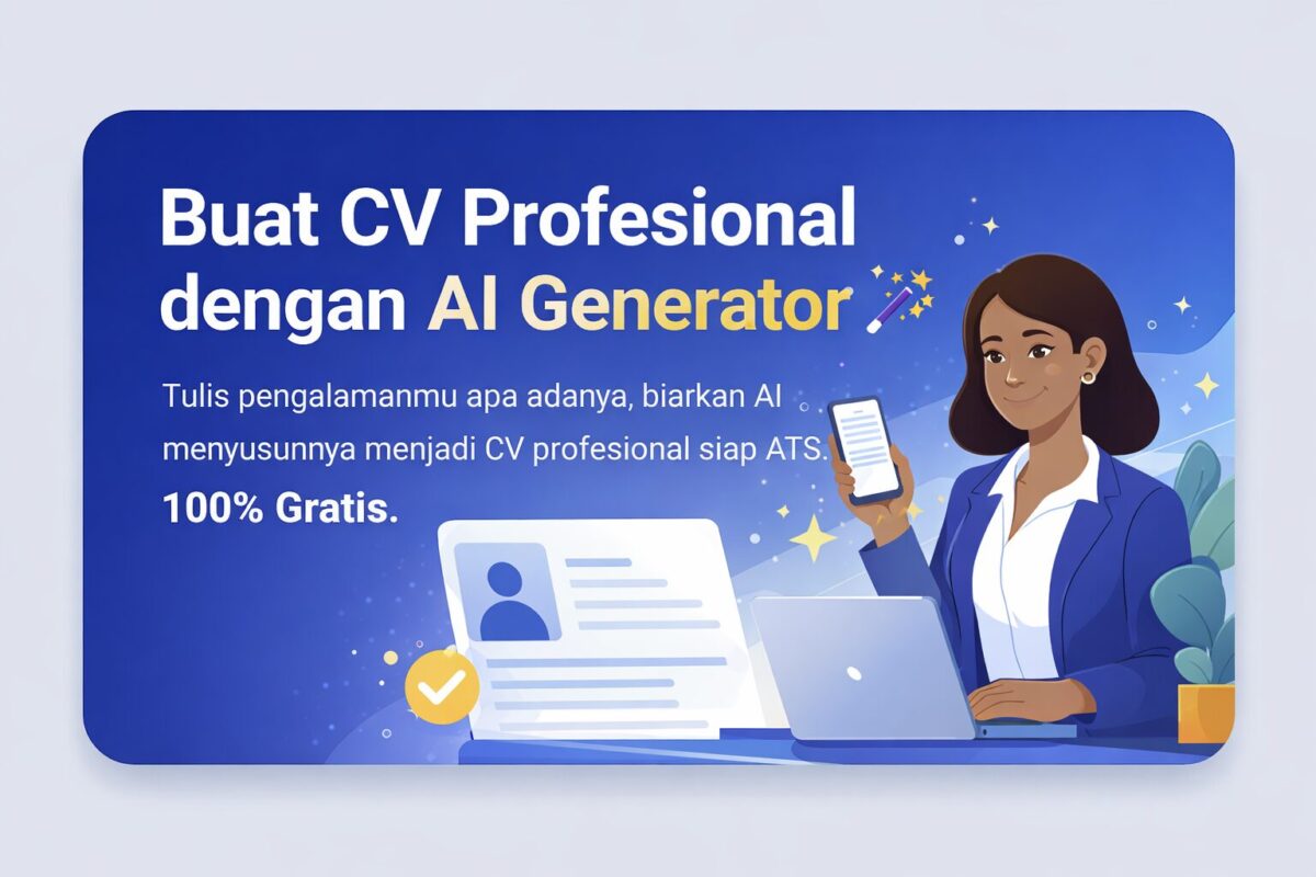 Buat CV Gratis Modern & ATS